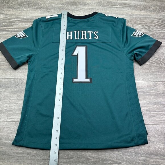 Nike Jalen Hurts Jersey Youth Boys Size L Midnight Green Philadelphia Eagles 90$ - Picture 15 of 16